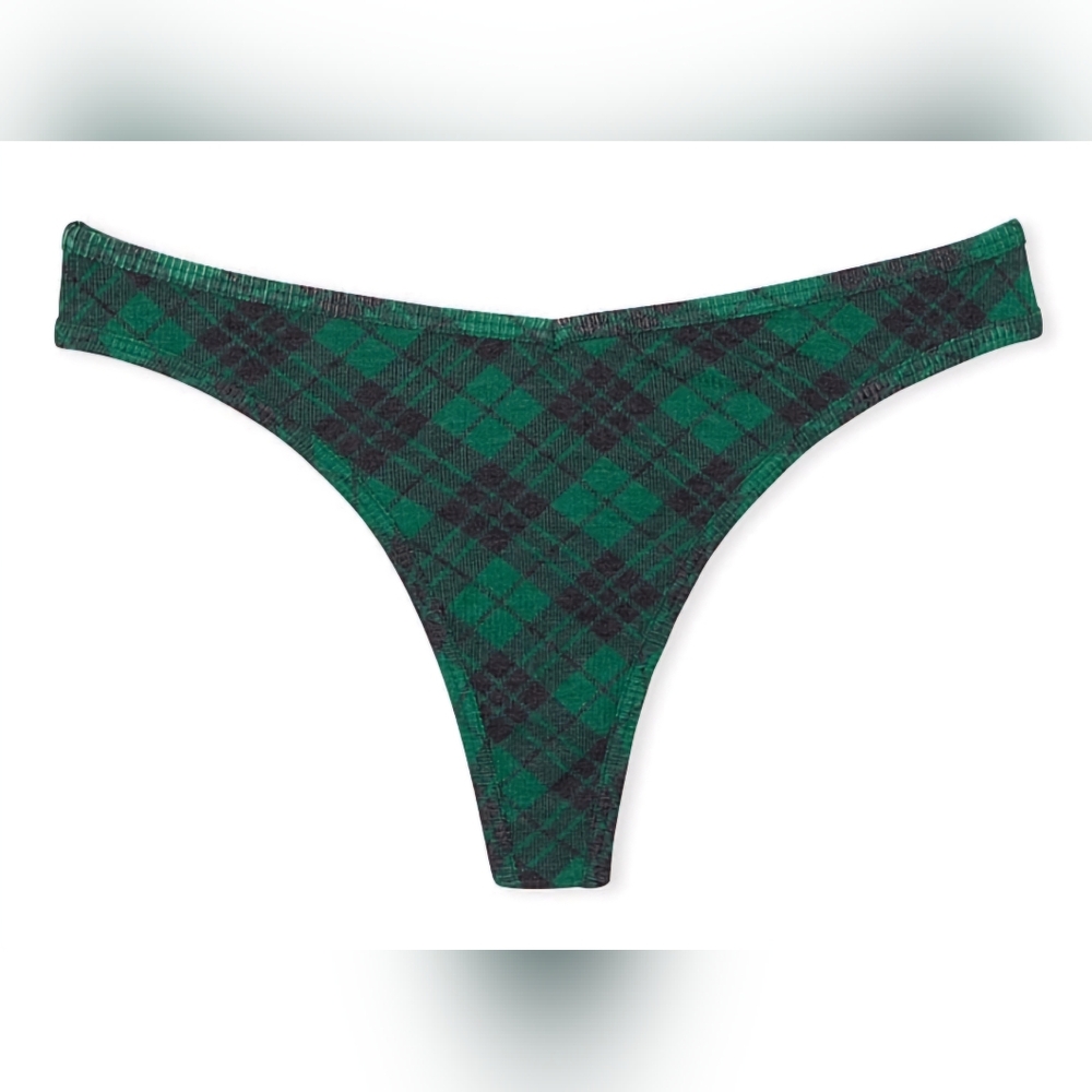 NEW VICTORIA'S SECRET COTTON HIGH LEG THONG PANTY/SIZE MEDIUM